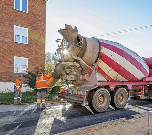 Betonmischer-LKW